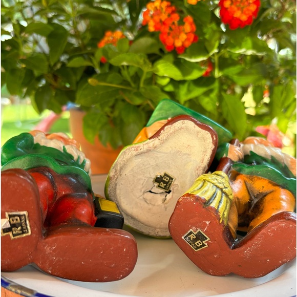 Vintage Chalk-ware Gnomes - Picture 2 of 12